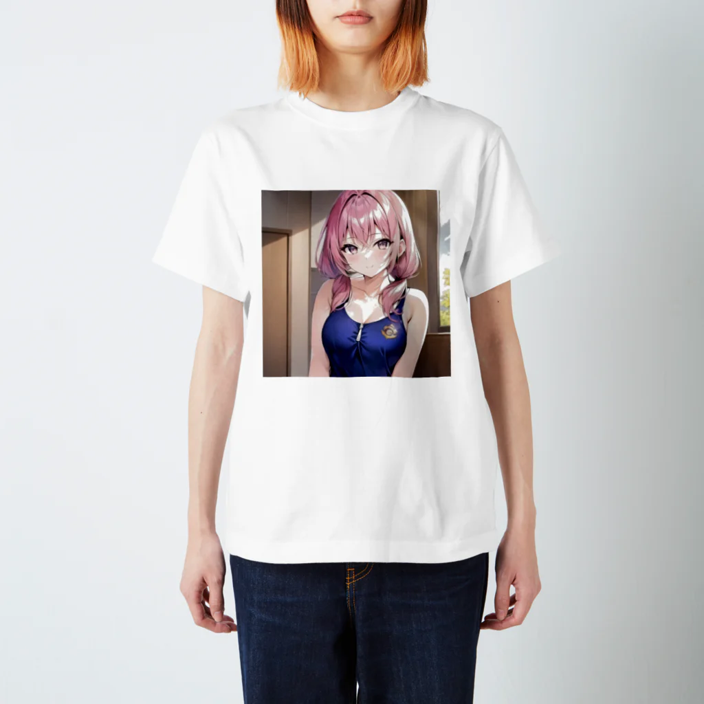 yo-yo-yoの美少女 スタンダードTシャツ