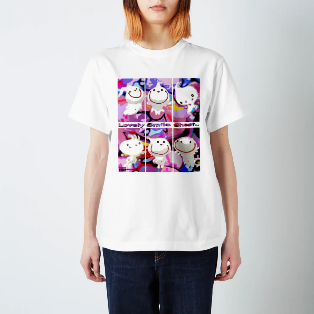 マイティマのLovely Smile Ghosts/ラブリー・スマイル・ゴースト Regular Fit T-Shirt