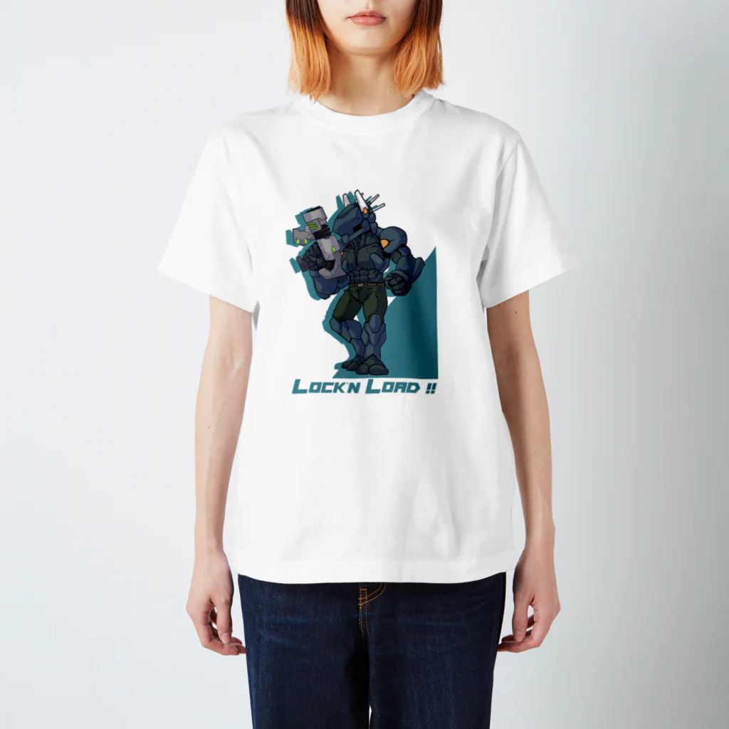 XENONISMあいてむ屋のサイバネ軍曹(A) スタンダードTシャツ