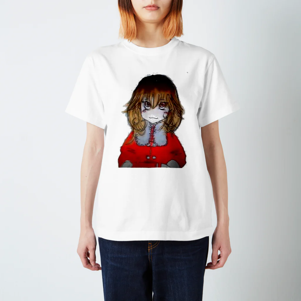 matinekoの赤コート娘 スタンダードTシャツ