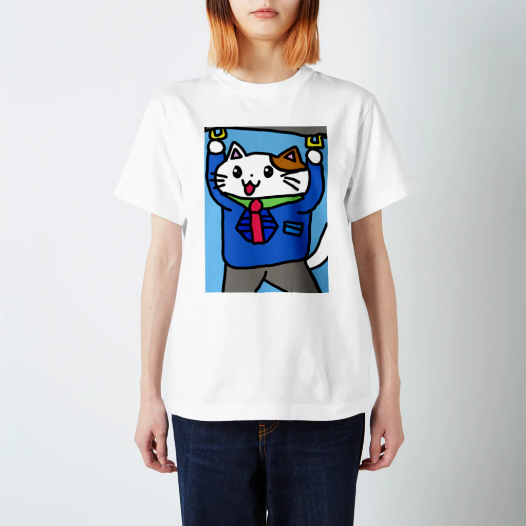 nochunの通勤ネコ スタンダードTシャツ