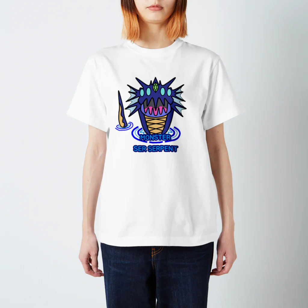 モンスター工房のMONSTER（モンスター）シーサーペント Regular Fit T-Shirt