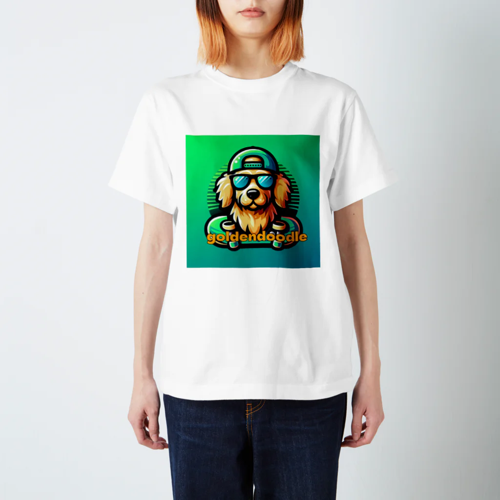 goldendoodle理玖の店のゴールデンドゥードゥル Regular Fit T-Shirt