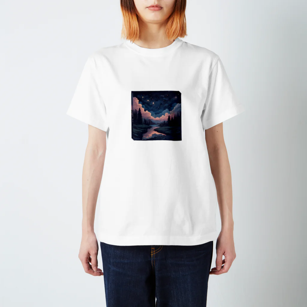 しょうの猫好きの夜空グッズ Regular Fit T-Shirt