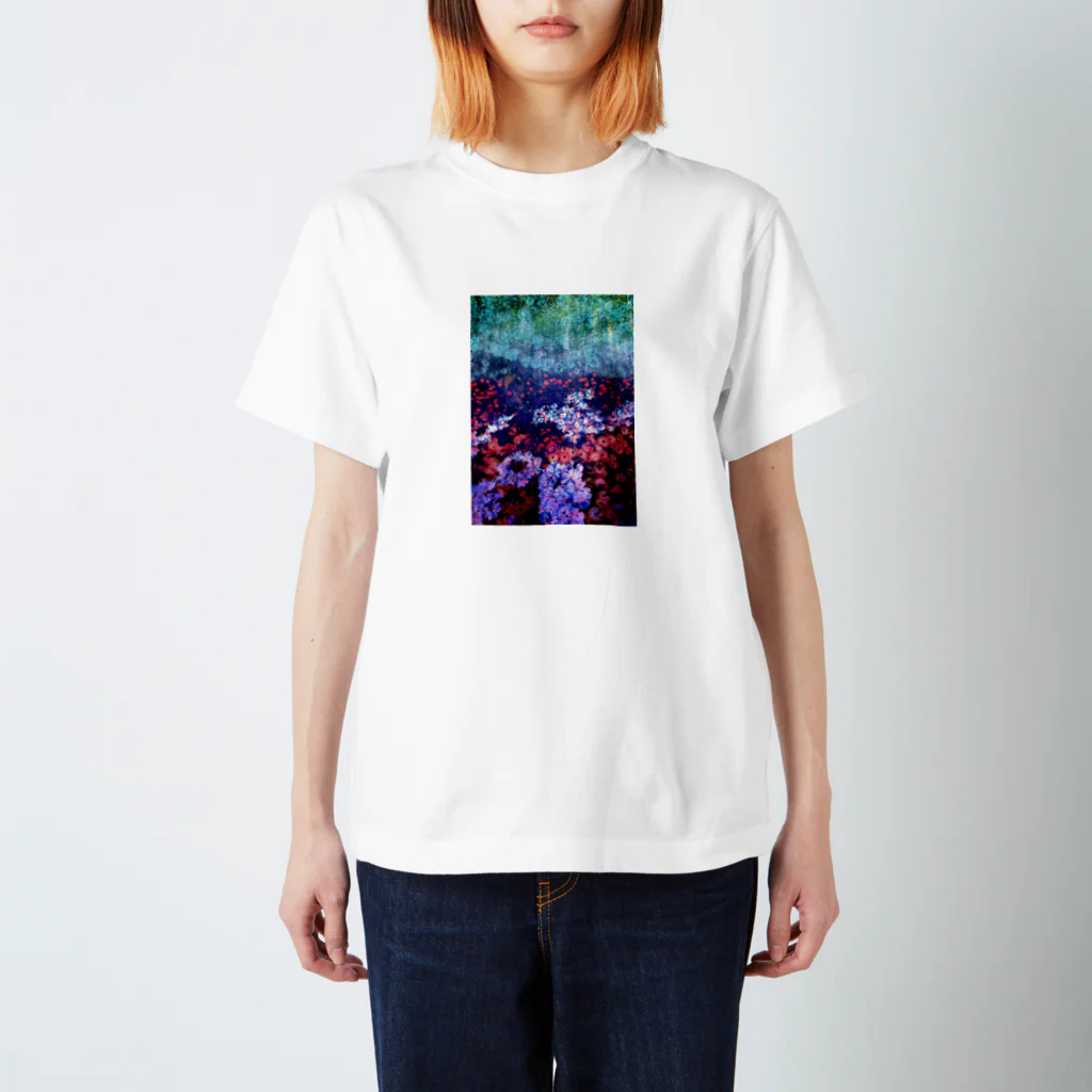 君はのコントラストが美しいな君は スタンダードTシャツ