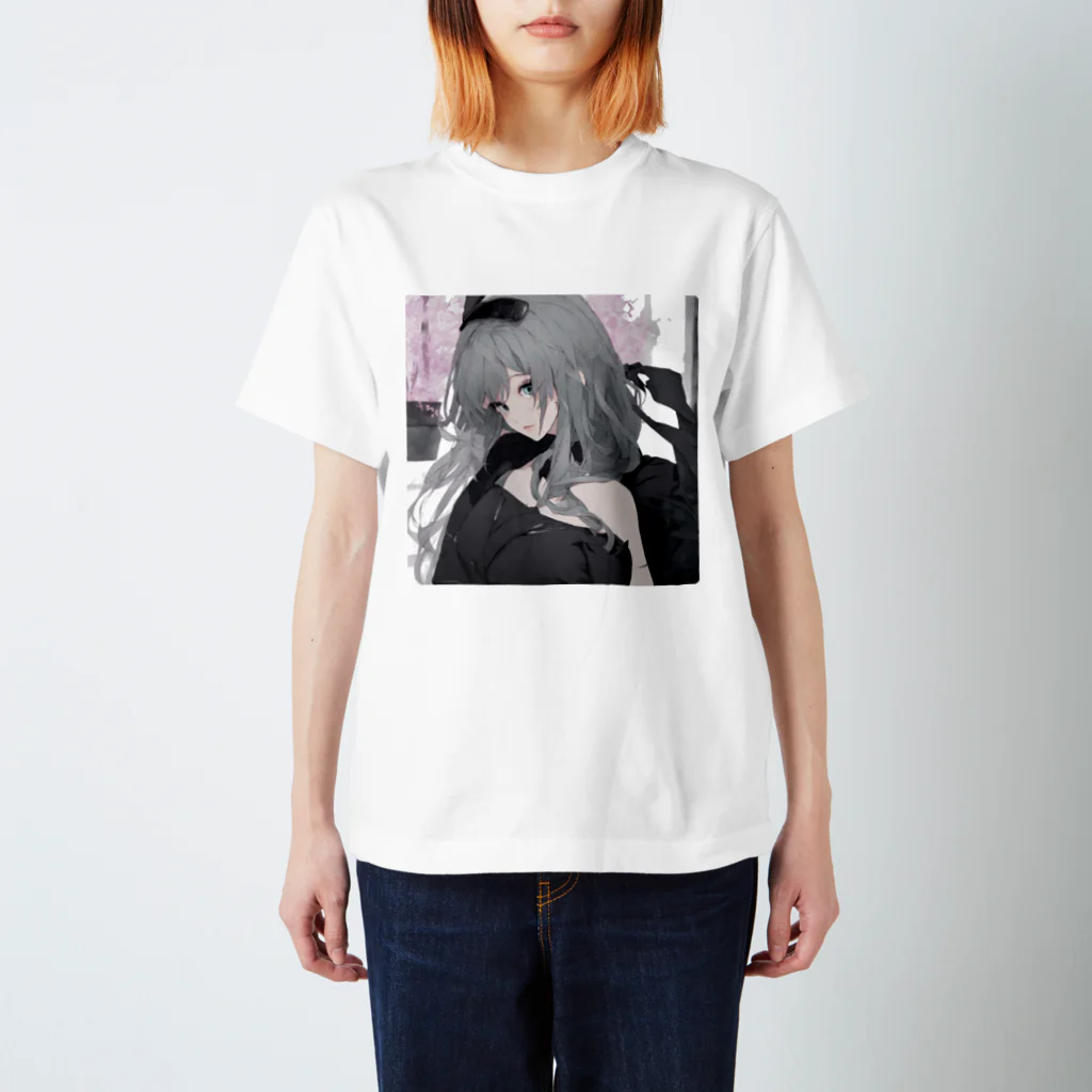 アイリスのショップの口下手な女の子 スタンダードTシャツ