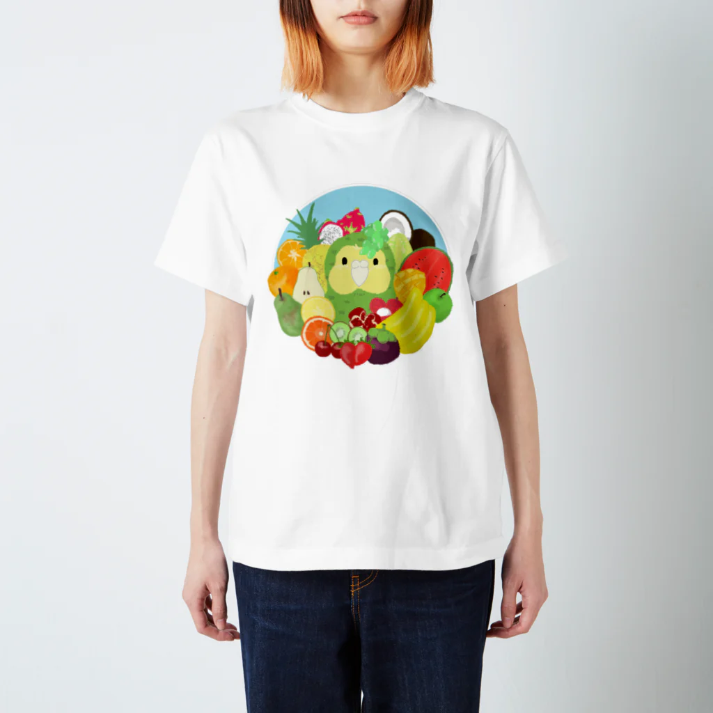 pino_pinetreeのフルーツカカポ スタンダードTシャツ