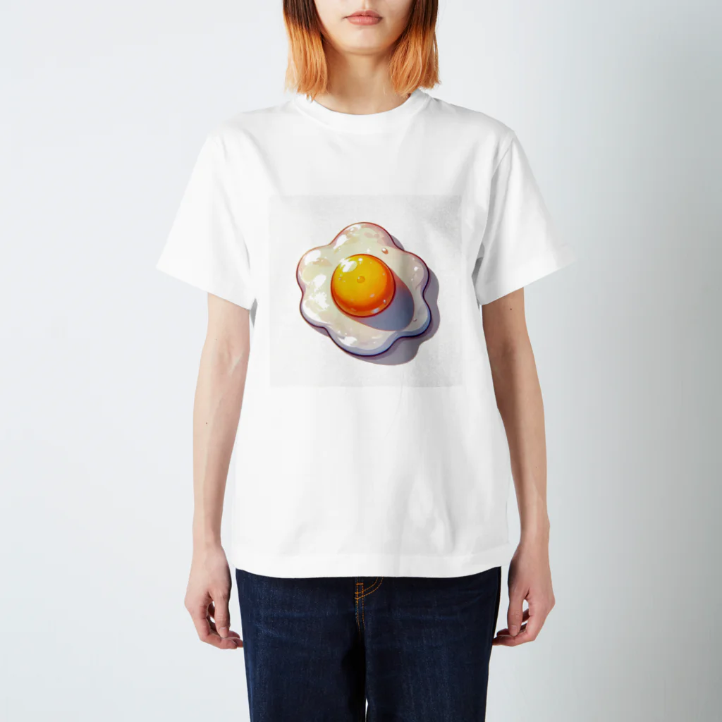 SHAKE MEのかわいい目玉焼き Regular Fit T-Shirt