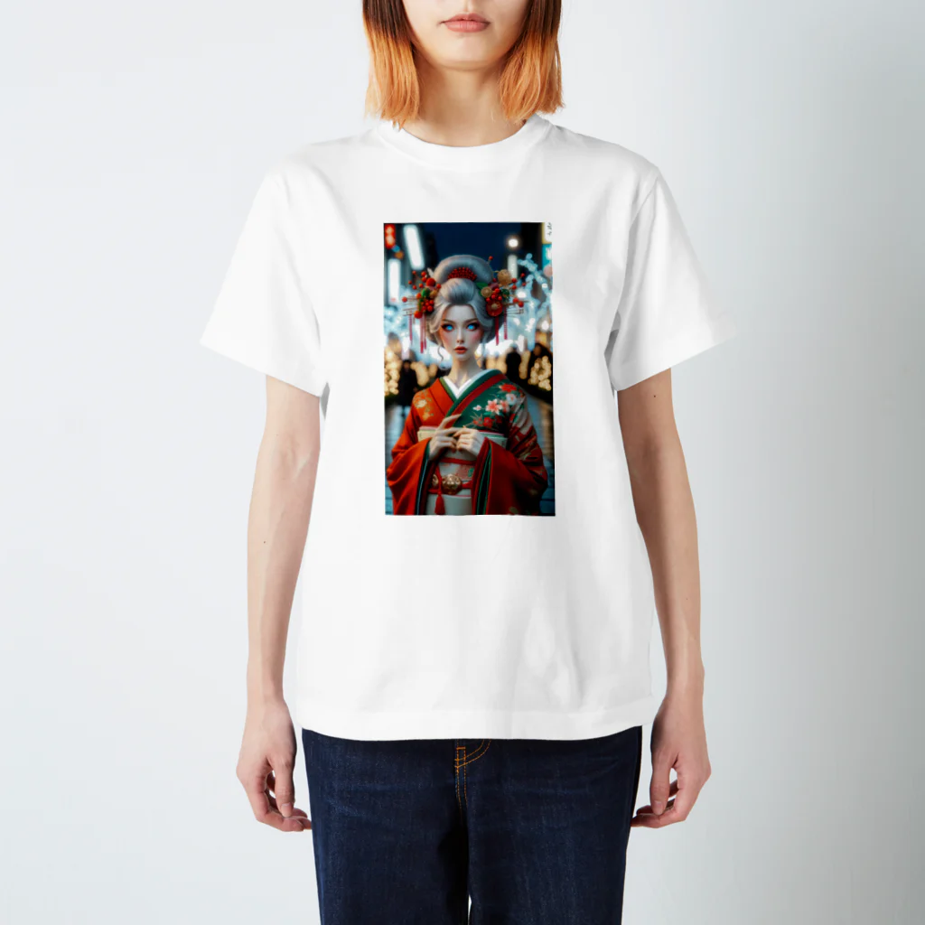 Modern Masteryの和洋折衷クリスマス Regular Fit T-Shirt