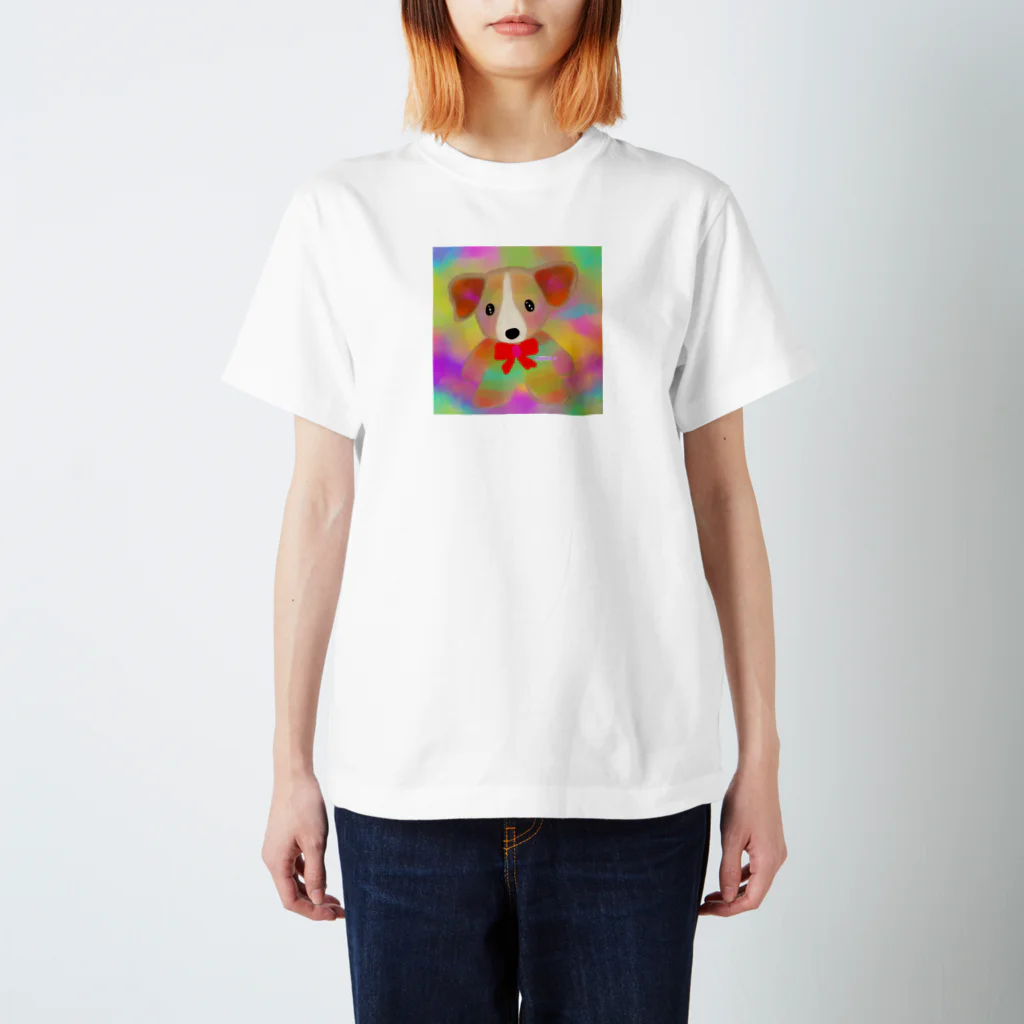 虹色PLUSのいぬLOVE Regular Fit T-Shirt