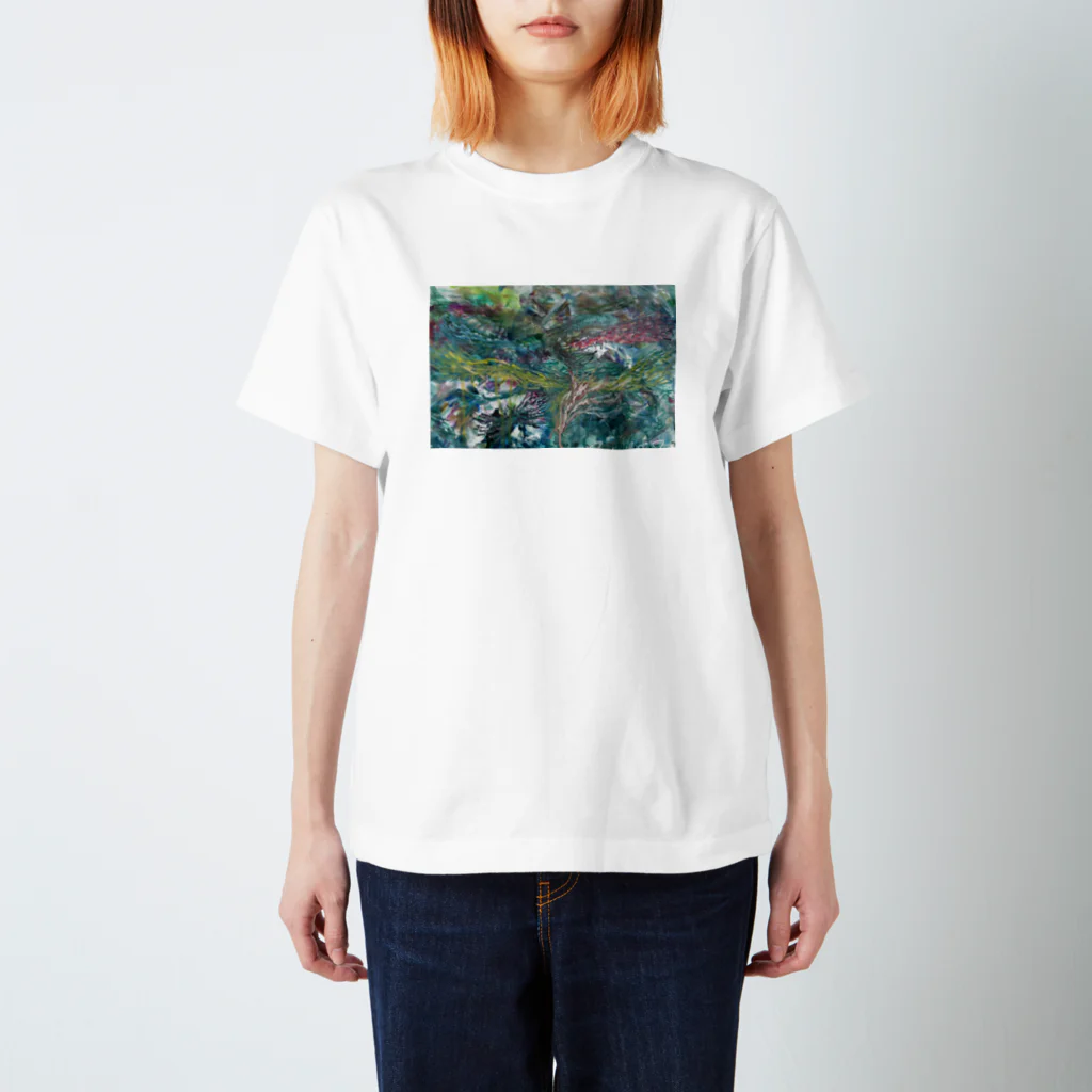 Chikyu-yueiの森の幻獣たち / Forest fantoms Regular Fit T-Shirt