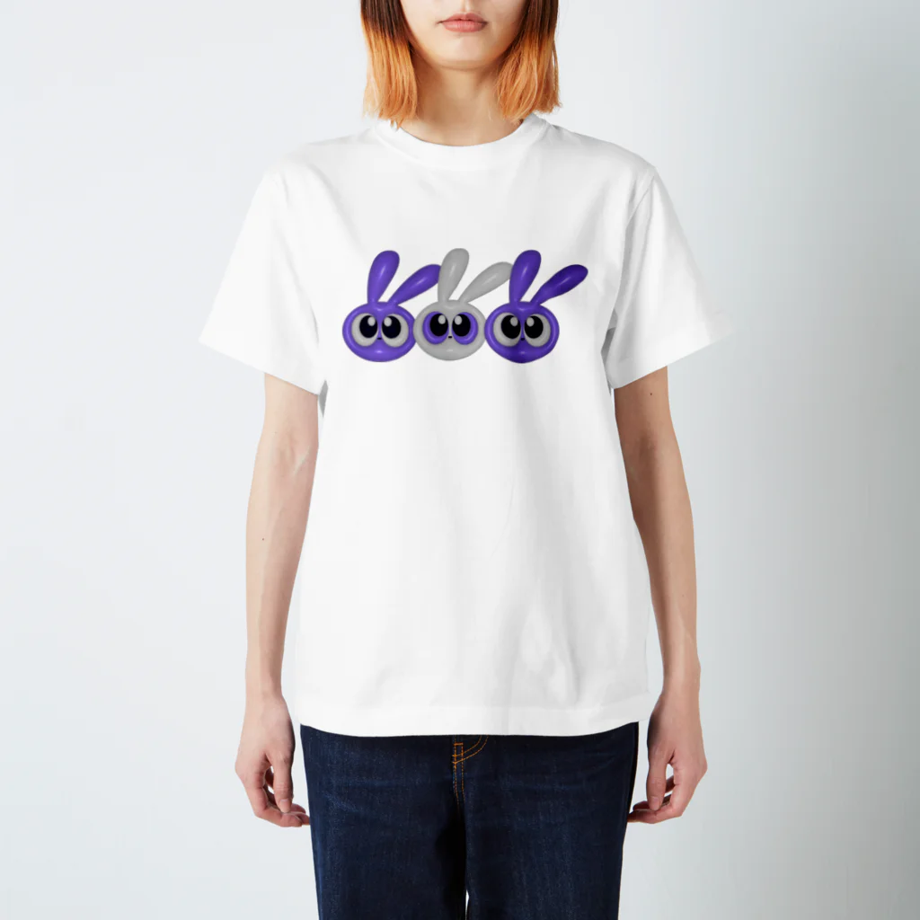 ８９６のぷくぷくラビッツ スタンダードTシャツ