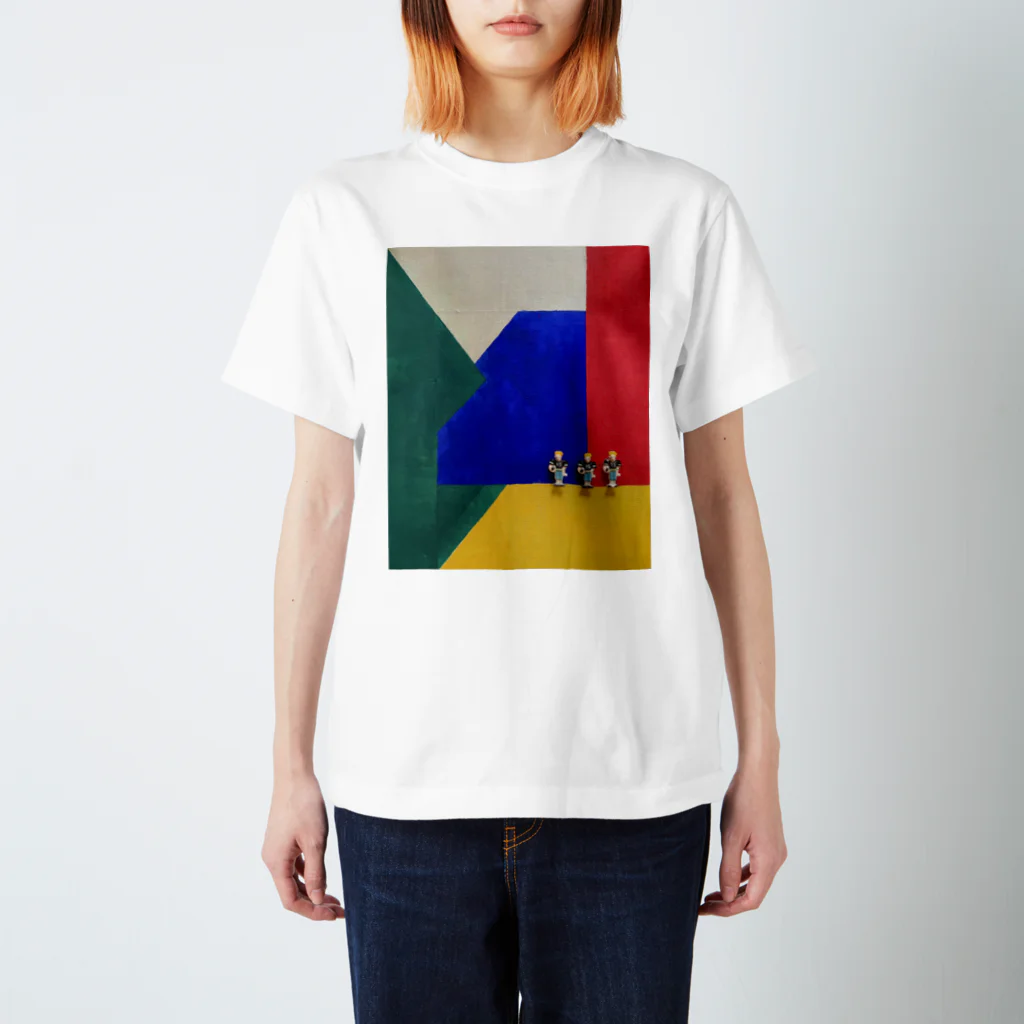 みよりのAmerican Football Boys  / 絵画 / 印象派 /創作 Regular Fit T-Shirt