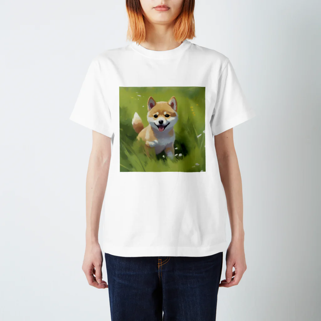 REINA-MAの柴犬 Regular Fit T-Shirt
