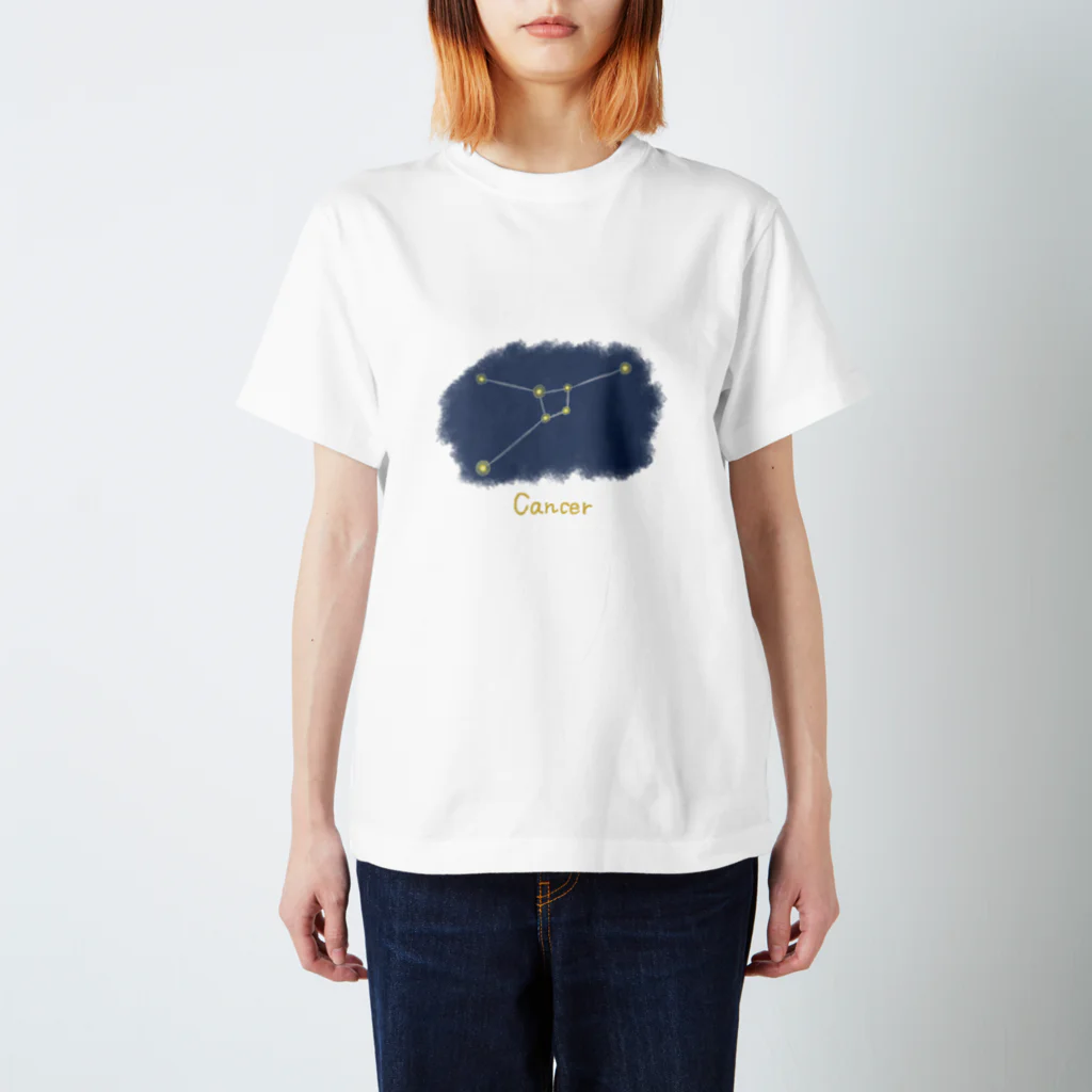 iso_Illustの光る夜空の星座・蟹座 Regular Fit T-Shirt