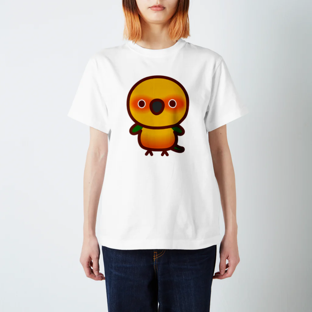 いんこ屋堂のナナイロメキシコインコ スタンダードTシャツ