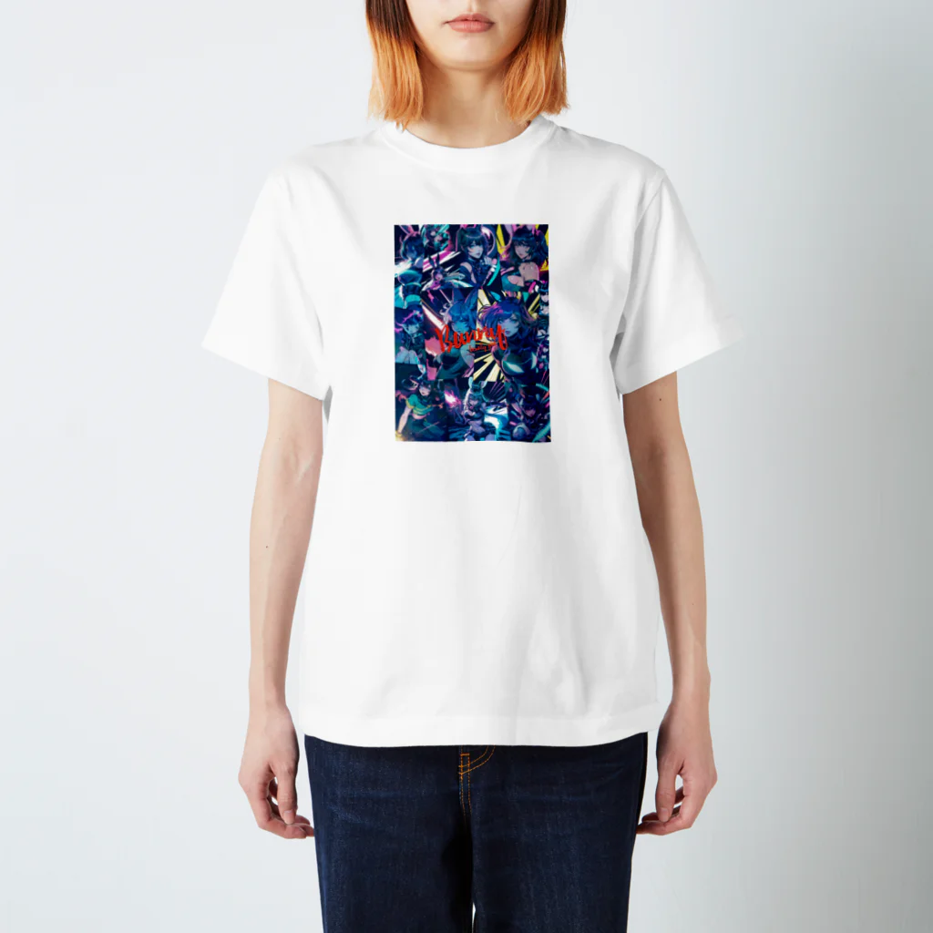 BUNNY-ONLINEのBUNNY-ART No.07 アメコミヴィンテージ Regular Fit T-Shirt