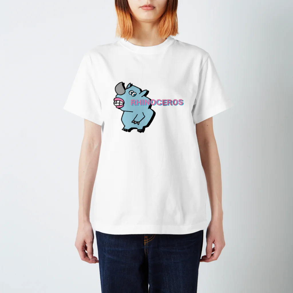 Rabbithumanaspetsの笑顔が固いサイ スタンダードTシャツ