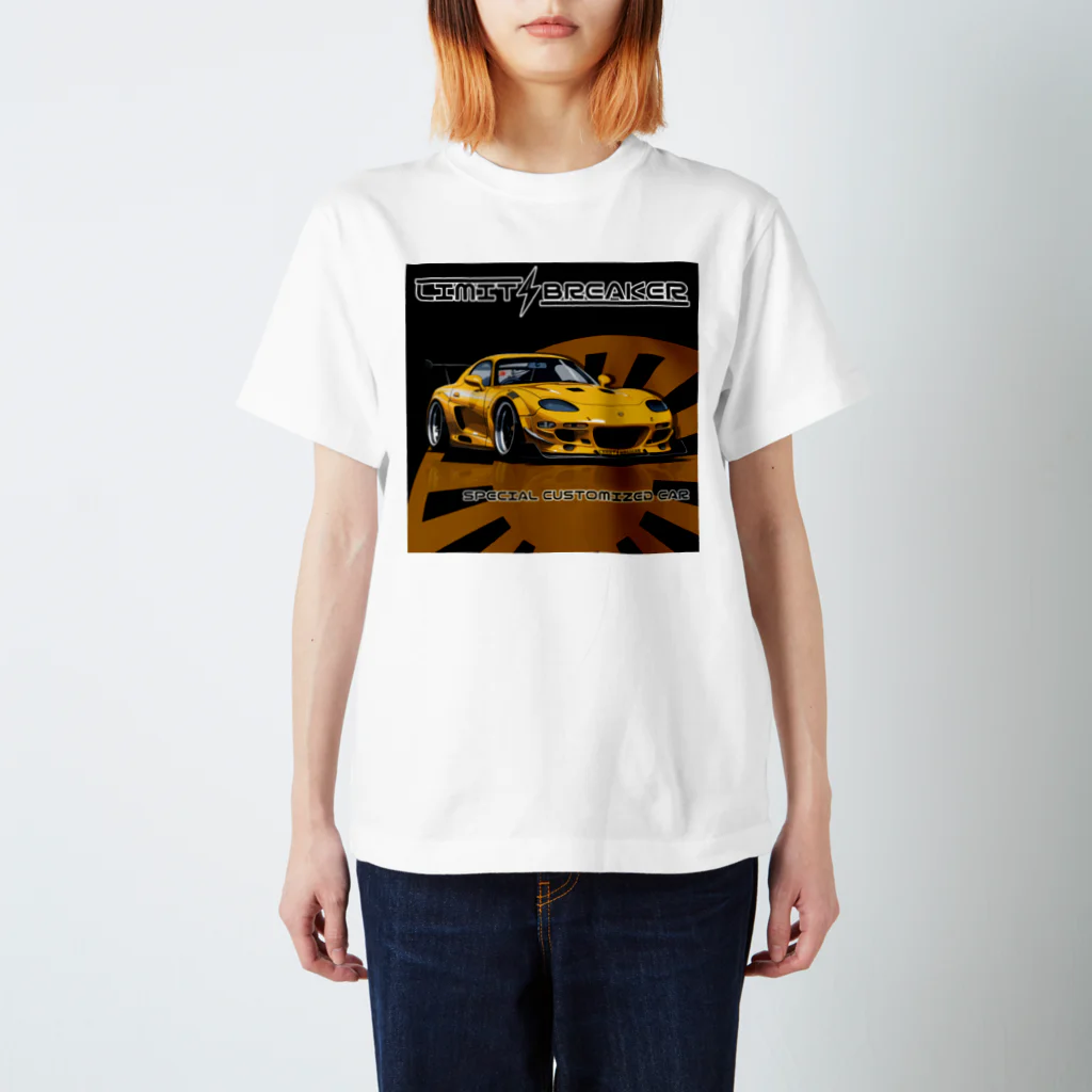 ｱｰﾄｷﾞｬﾗﾘｰ こっそり堂 (笑のLIMIT BREAKER JAPAN ISM  かっとび仕様 type1 スタンダードTシャツ