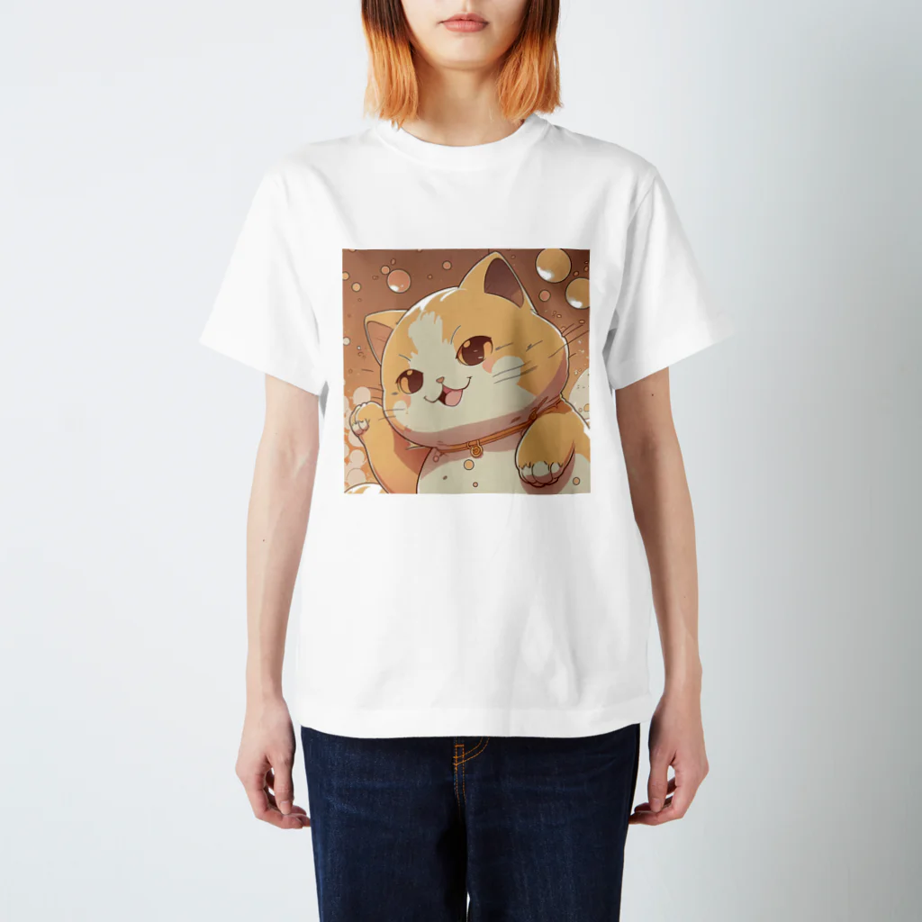つーくん@AI絵師のかわいい猫太郎 スタンダードTシャツ