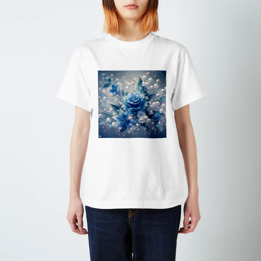 REINA-MAの青薔薇 Regular Fit T-Shirt