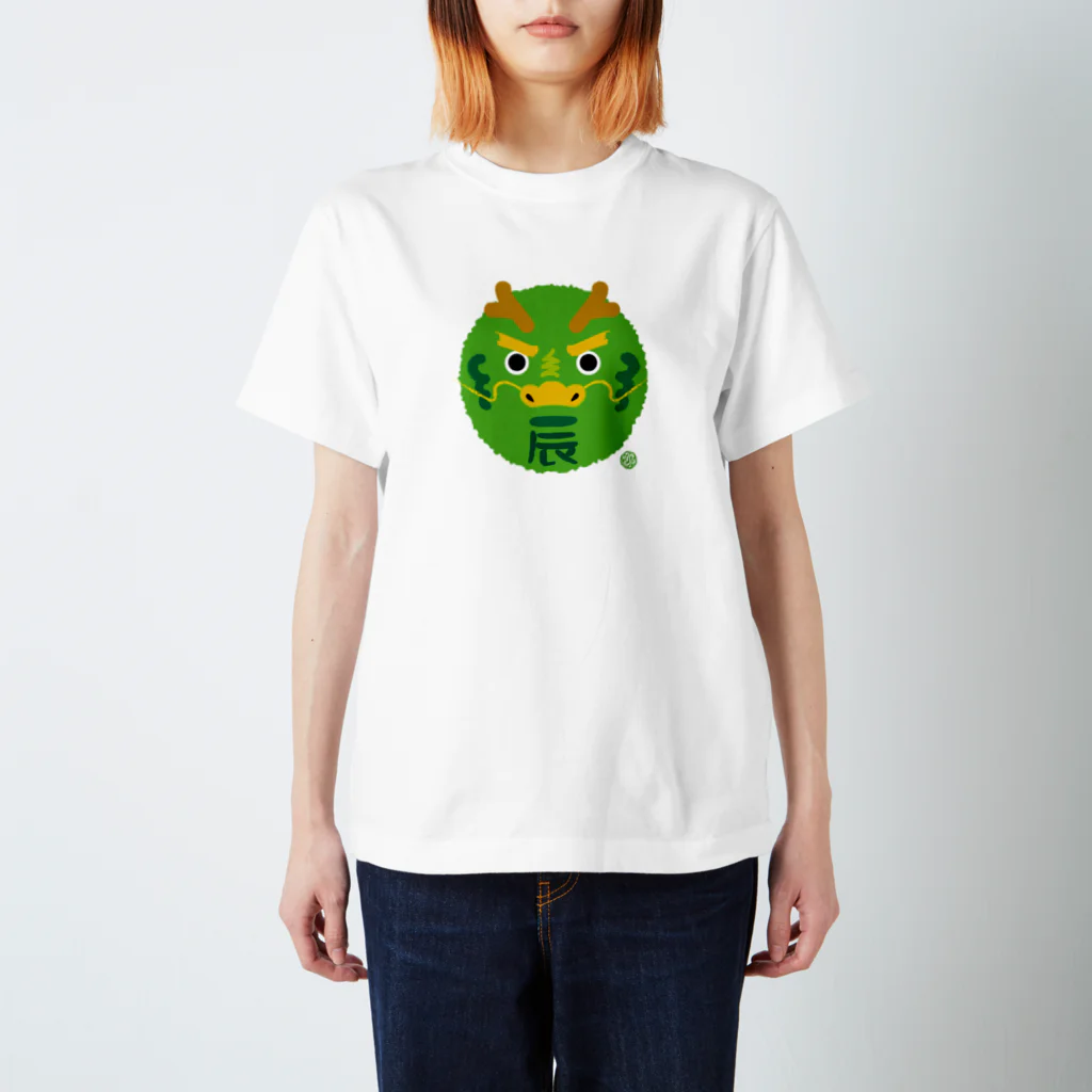 Atelier Pomme verte の竜の顔 スタンダードTシャツ