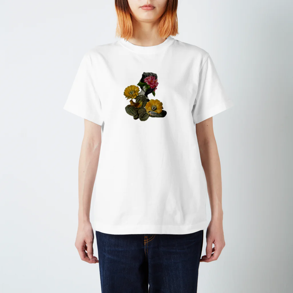 komeの花と鳥 Regular Fit T-Shirt