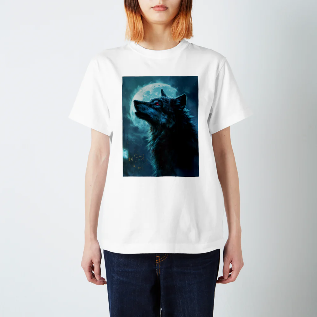 The_Hunting_GroundのTonight's moon is for wolves. Regular Fit T-Shirt