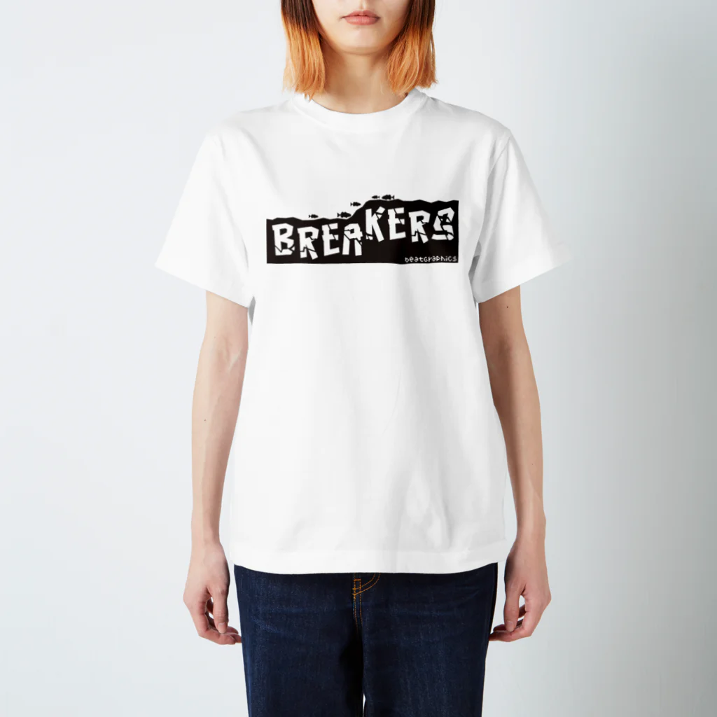 アングラーズデザイン BEATGRAPHICSのBREAKERS Tシャツ スタンダードTシャツ