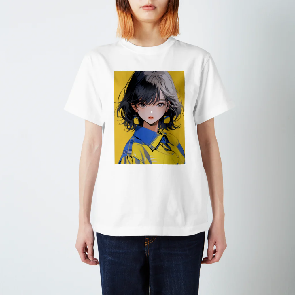 yanagi029のワイシャツ女子 Regular Fit T-Shirt