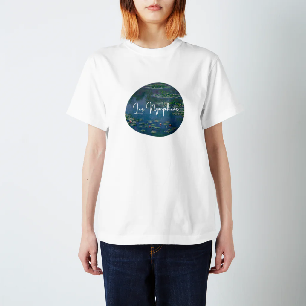 Kimamani-キママニの睡蓮＊Claude Monet スタンダードTシャツ