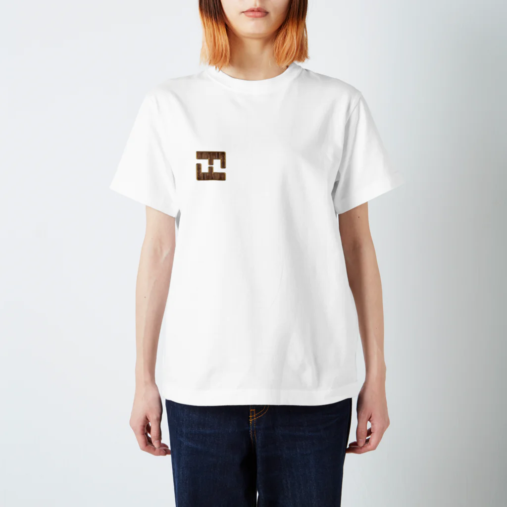 【F.family】MFGのF.Fam(木目FFロゴ) Regular Fit T-Shirt