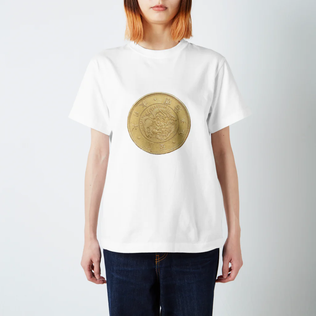 小判ニキの小判ニキコレクション　旧五円金貨 Regular Fit T-Shirt