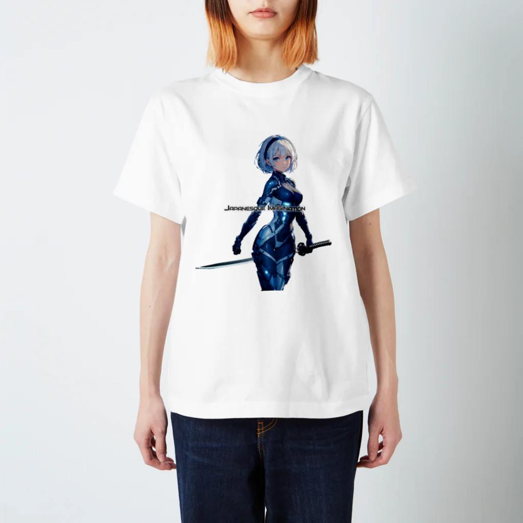 Japanesque_ImaginationのCyborg Ninja : Iris Nova Regular Fit T-Shirt