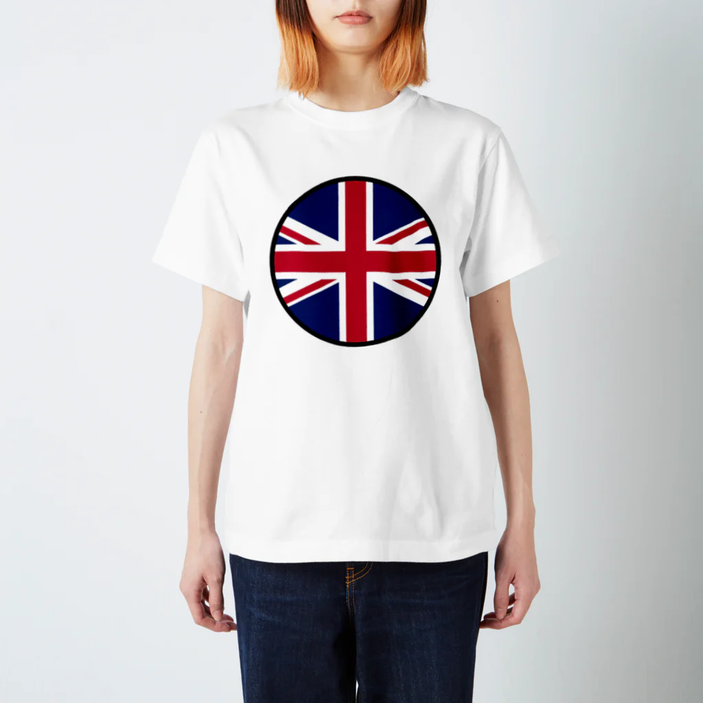 おもしろいTシャツ屋さんのイギリス England United Kingdom Great Britain スタンダードTシャツ