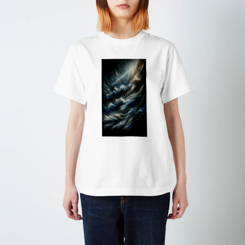 sukoyaの雨紋様 Regular Fit T-Shirt