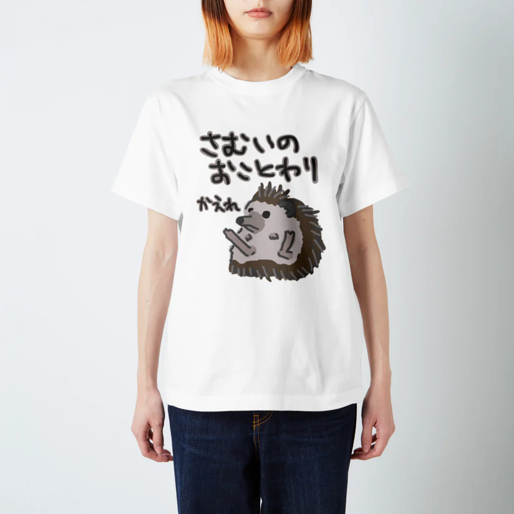 ミナミコアリクイ【のの】の寒いのお断り【ハリネズミ】 Regular Fit T-Shirt