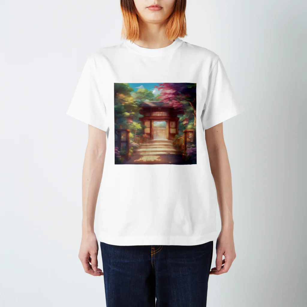 jampackの【風景】寺院 Regular Fit T-Shirt