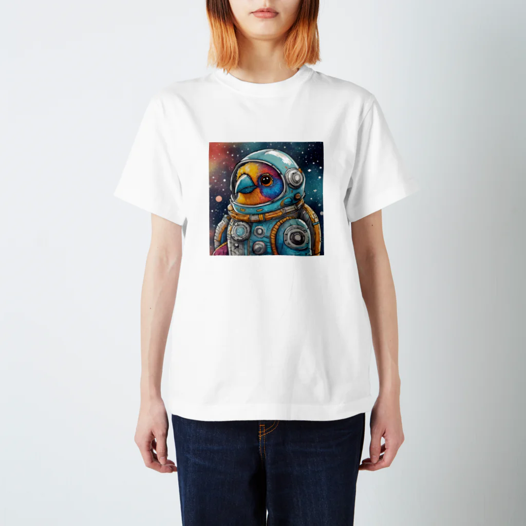 kokoron_のスペースカッコウ Regular Fit T-Shirt