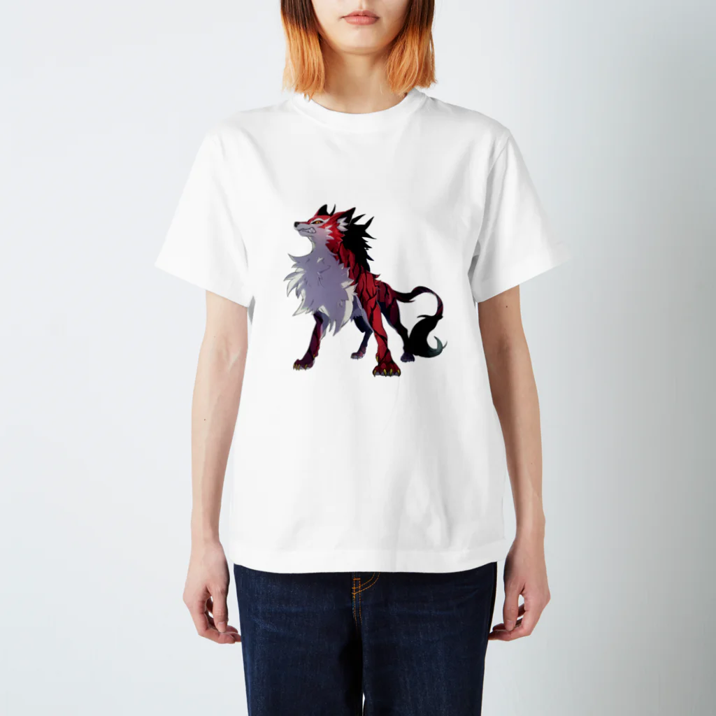 SCL_UMA_Crew_ProjectのデジタルUMA：ジェヴォーダンの獣 Beast of gevaudan スタンダードTシャツ