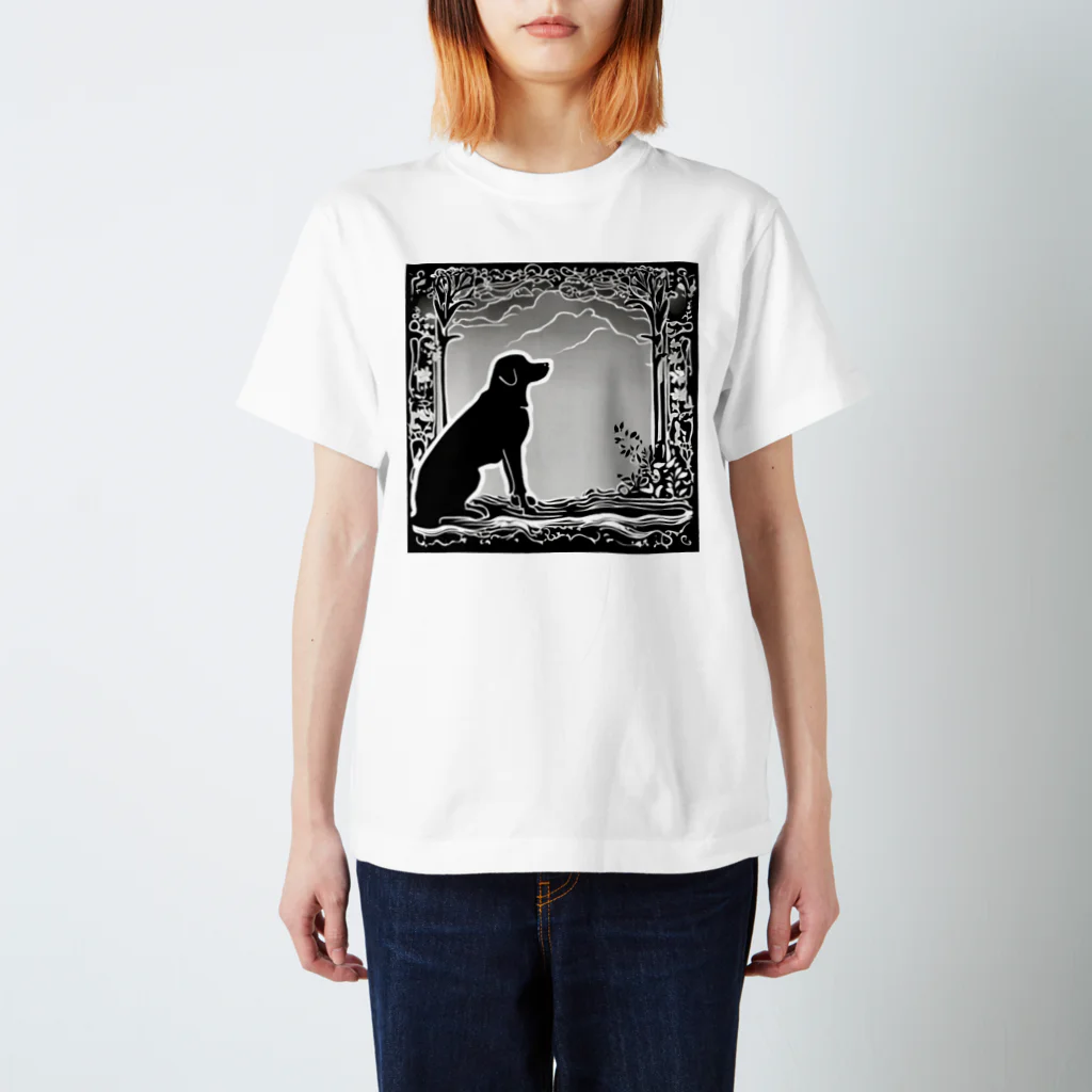 POPOMARUのdog3 Regular Fit T-Shirt