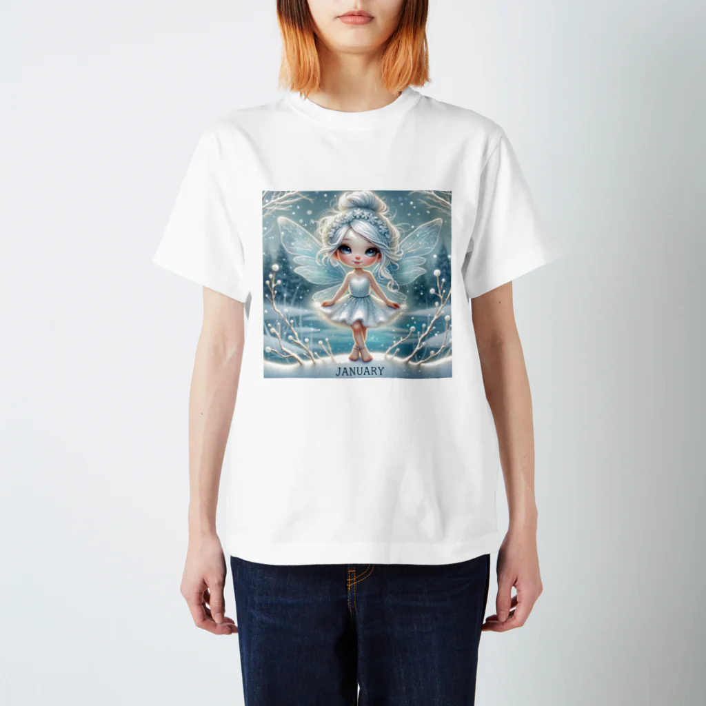 the blue seasonの冬の魔法 - 1月の妖精 Regular Fit T-Shirt