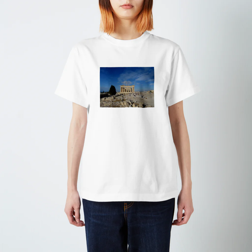 世界建築巡りのギリシャグッズ スタンダードTシャツ