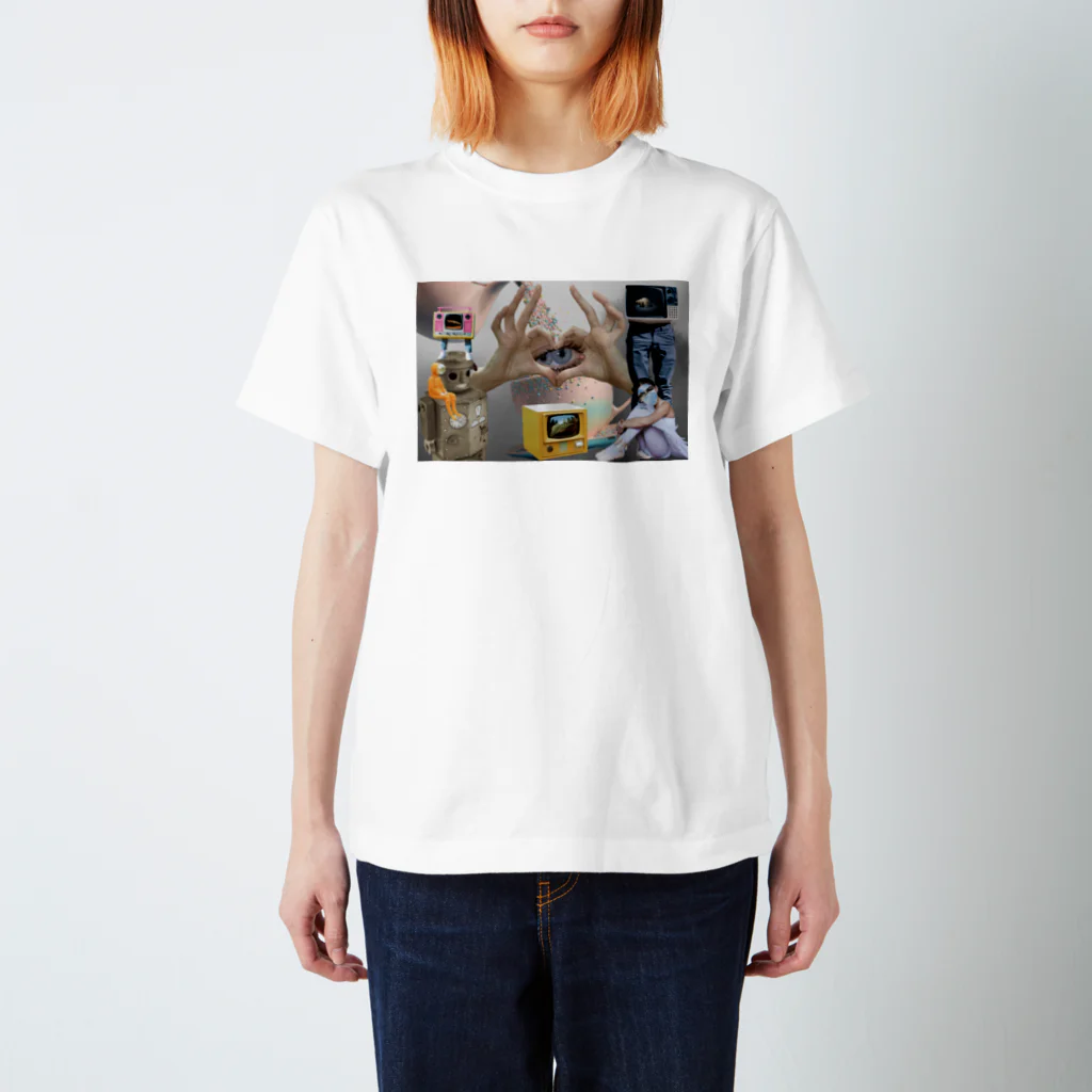 ロコモコのあらじる こんぶじめ つぶ貝 スタンダードTシャツ