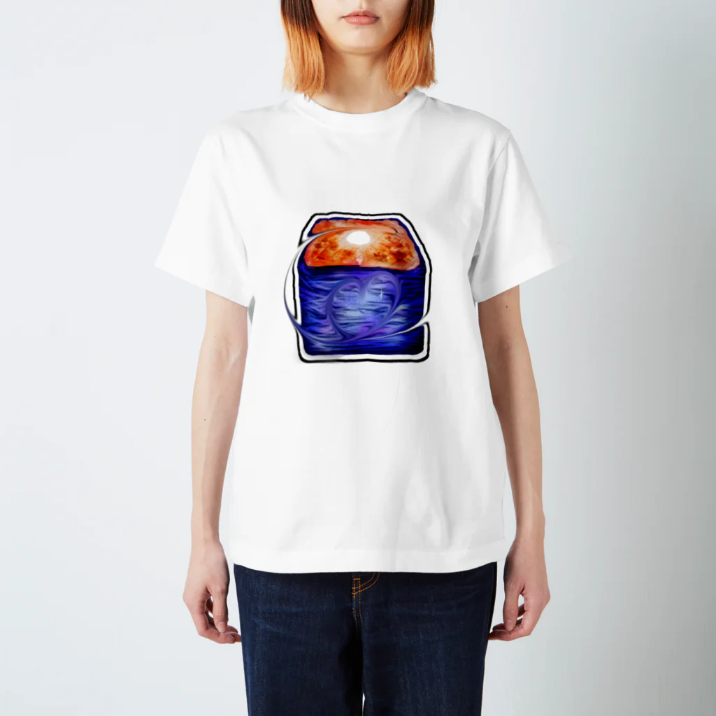 星乃荊サクの夕空と夜空のパンデグラタン スタンダードTシャツ