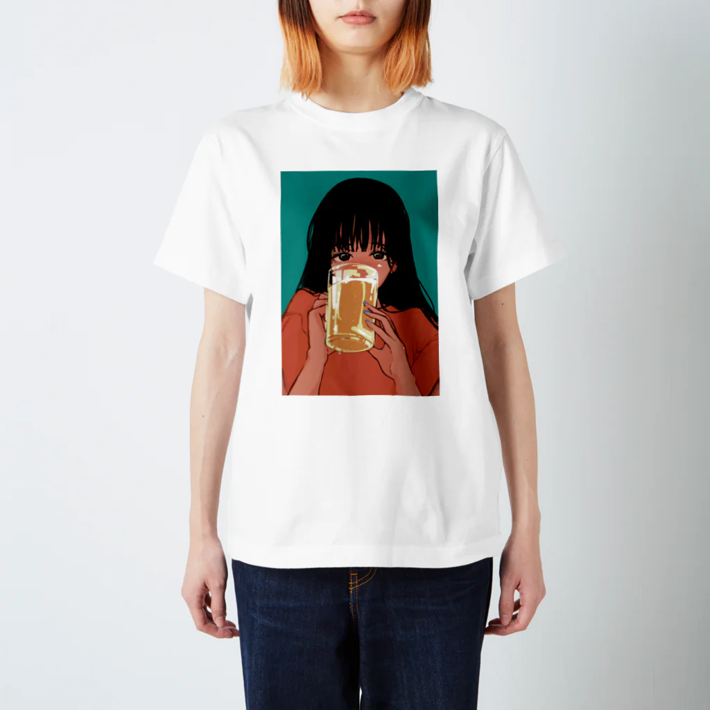 ryou0701lmのほろ酔い美人 スタンダードTシャツ