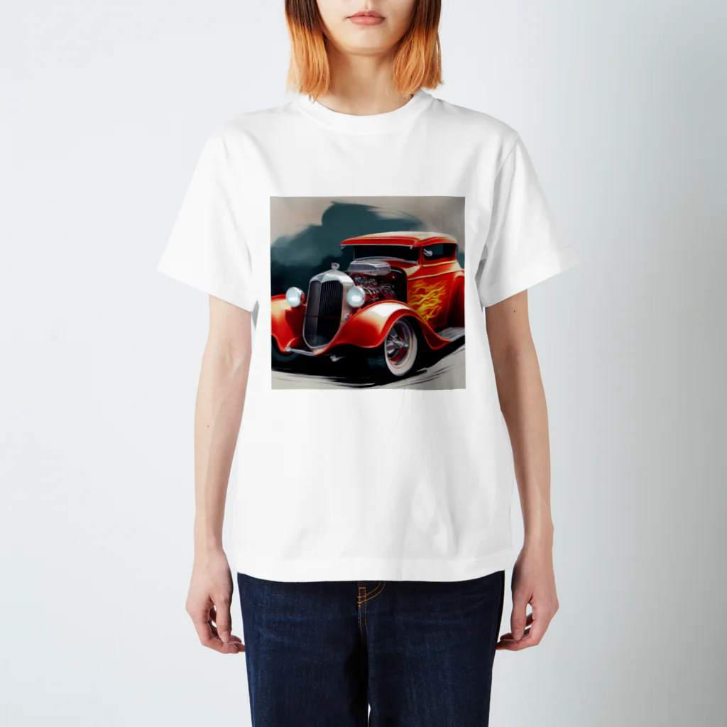 CAR-LABOのホットロッド スタンダードTシャツ