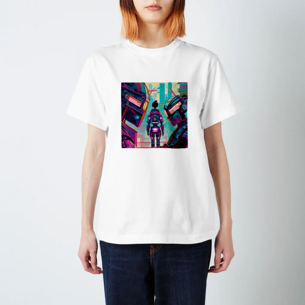 kokoleca_designのTOKYO BOT: 都市探索 Regular Fit T-Shirt