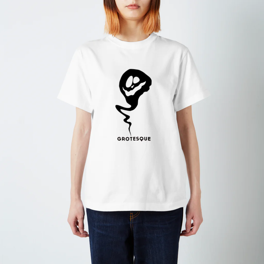 136JiuQuのグロテスク ロゴ No.02 Regular Fit T-Shirt