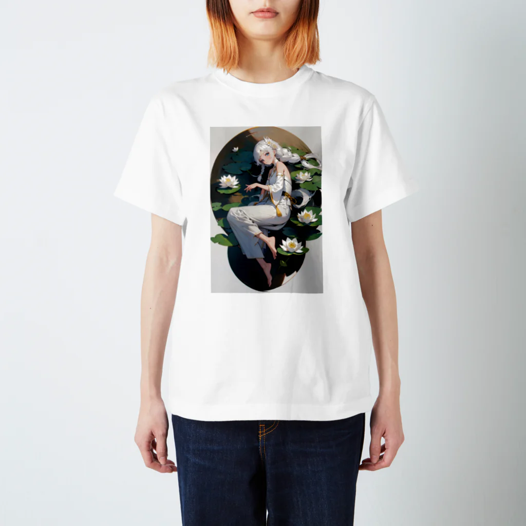 arashi023の蓮花の少女 Regular Fit T-Shirt